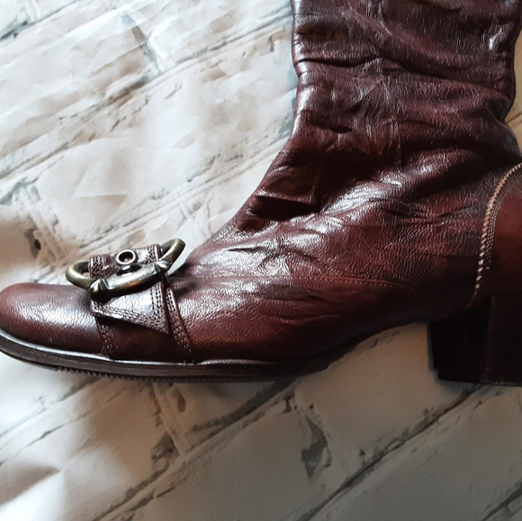 MATERIA PRIMA BY GOFFREDO FANTINI CUSTOM TALL LEATHER BOOTS - Picture 6 of 14